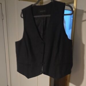 Banana Republic Charcoal Gray Vest